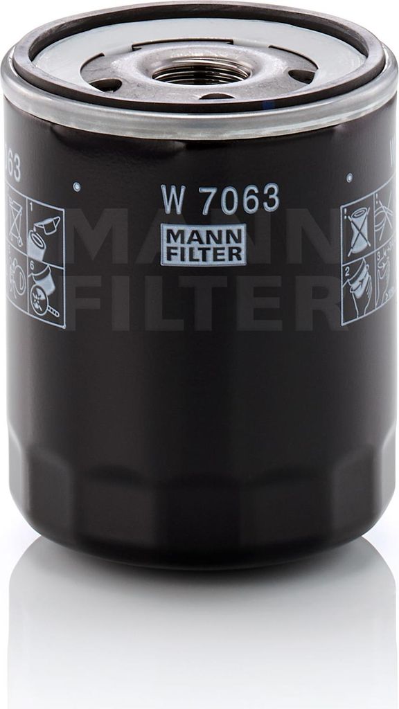 Filtr oleju MANN-FILTER W 7063 Zdjęcie produktu 