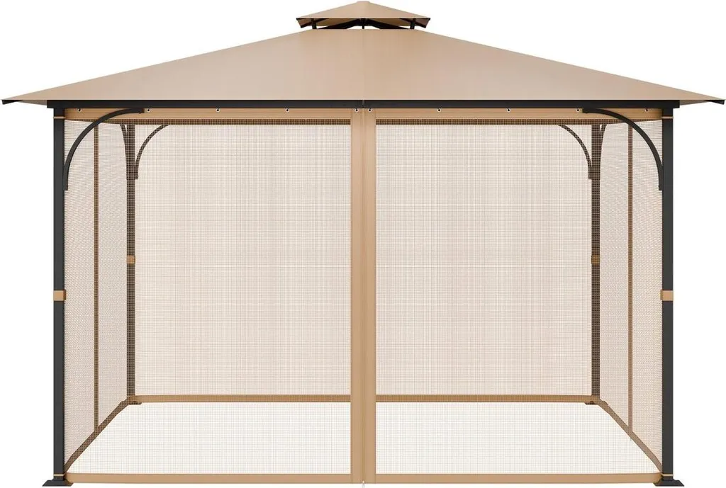 Filet de remplacement pour gazebo 10x12x7,3 pieds avec fermeture éclair