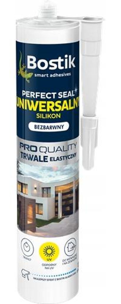 Transparentes Universal-Silikon 280ml, dauerelastischer Dichtstoff für innen/außen, UV- & wetterfest