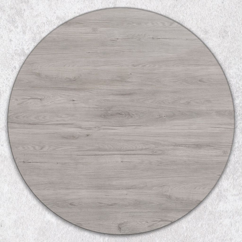 Glas-Herdabdeckplatten Glaskeramikkochfeld-Abdeckung Spritzschutz Glas Runden Schneidebrett fi40 cm - Weiß Holzplatte