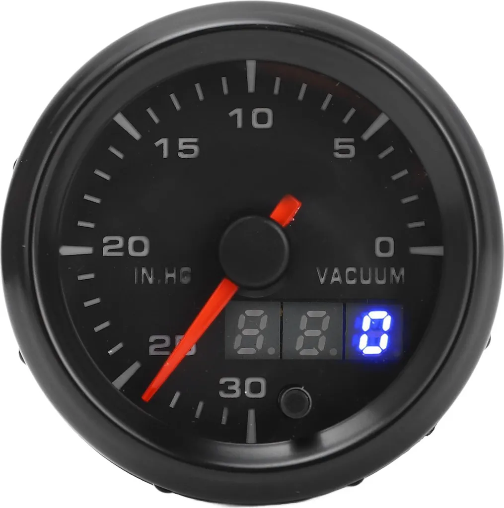 Compteur de Vide 52mm pour Tuning et Diagnostic Moteur 12V Auto - 4
