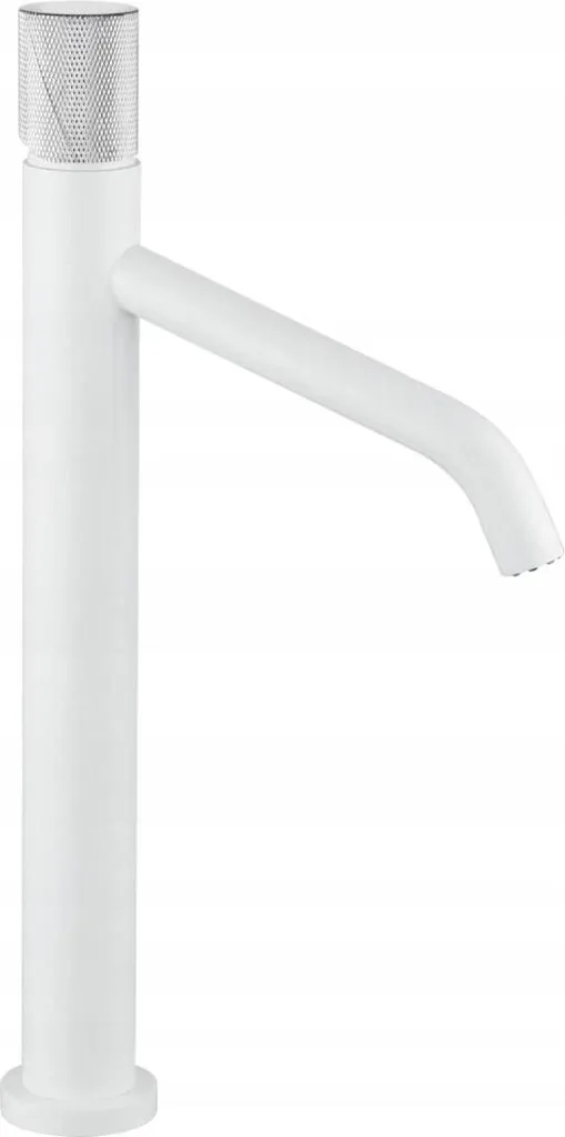 Mexen Rumba One 73511-22 Batteria Lavabo Alta Bianca e Cromata