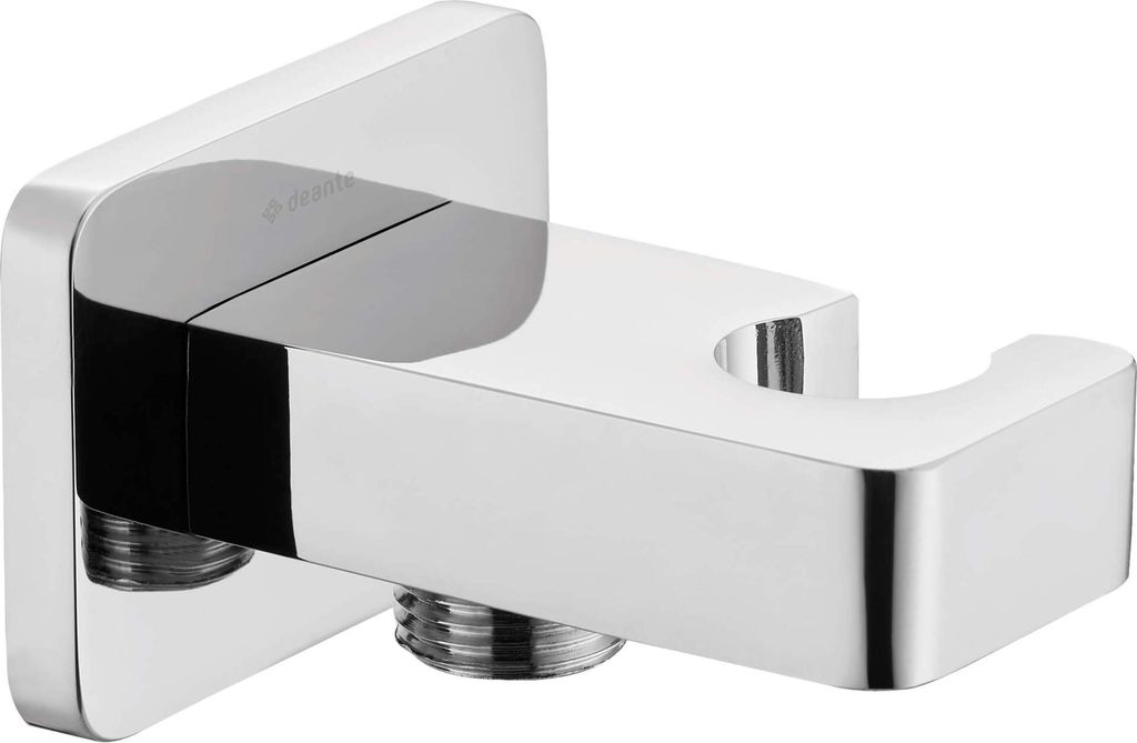 Winkelanschluss, mit Halter für Handbrause Chrom