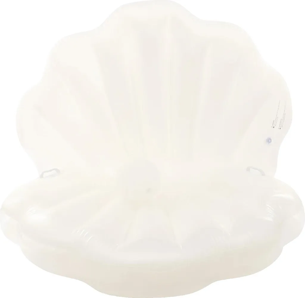 Matelas de Piscine Blanc Confort Spacieux - Flotteur Large Anti-UV