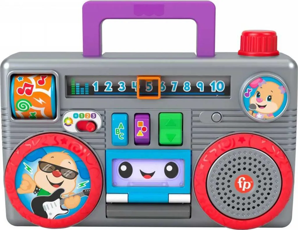 Poste Radio Jouet pour Bébé Fisher-Price Multicolore Éducatif 6 Mois