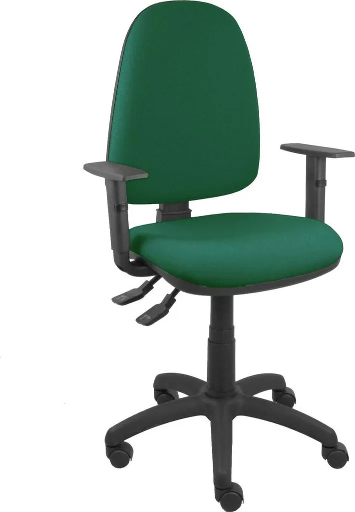 Siège de bureau ergonomique vert bouteille Ayna S avec accoudoirs ajustables