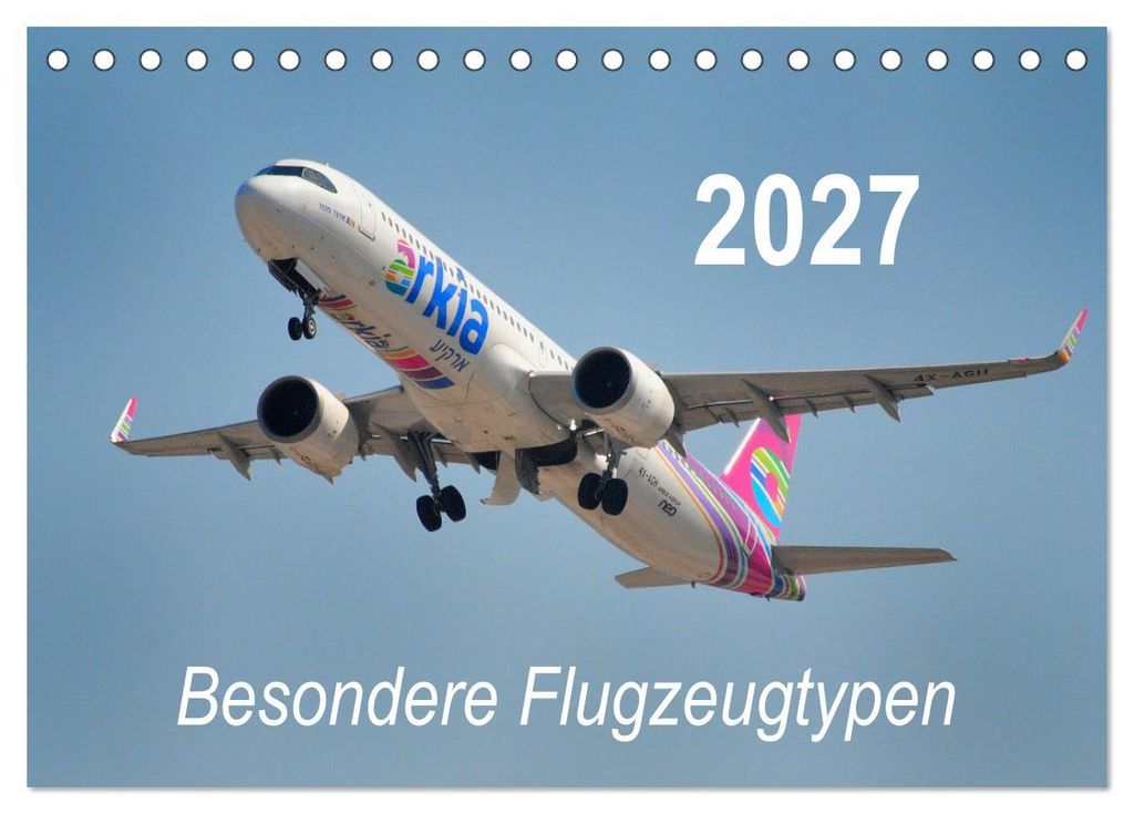 Besondere Flugzeugtypen (Tischkalender 2027 DIN A5 quer), CALVENDO Monatskalender