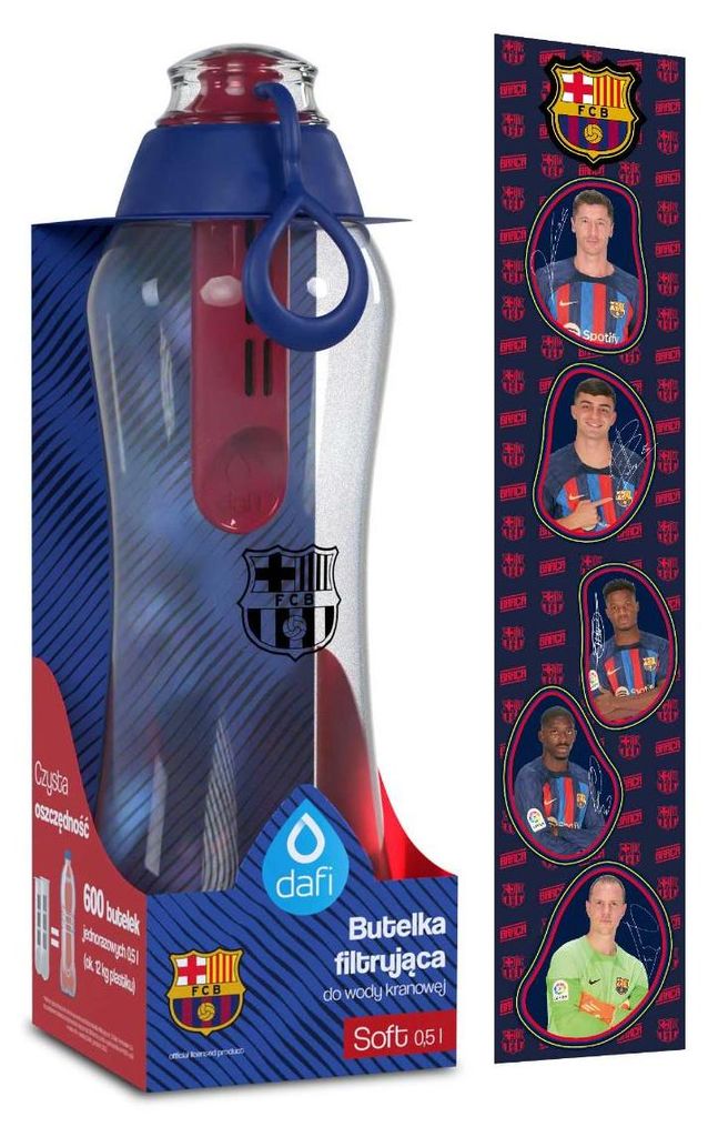 Butelka filtrująca Dafi SOFT FC Barcelona 0,5 l Barca z Zdjęcie produktu 
