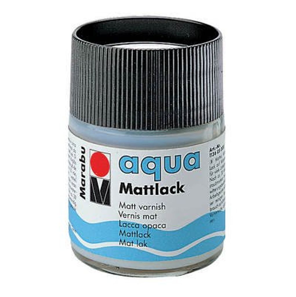 Marabu Mattlack Aqua matt 50 ml im Glas