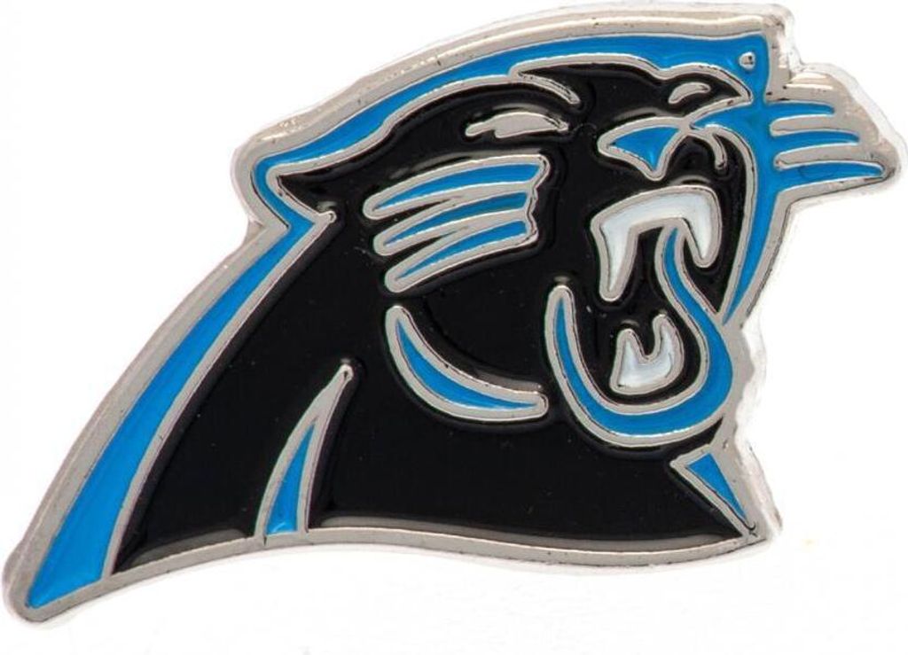 Carolina Panthers - Abzeichen - Metall TA810 (Einheitsgröße) (Schwarz/Blau)