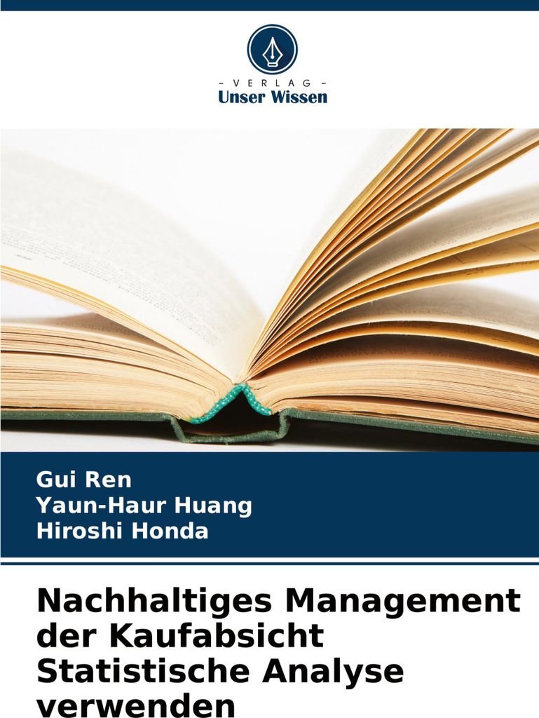 Nachhaltiges Management der Kaufabsicht Statistische Analyse verwenden