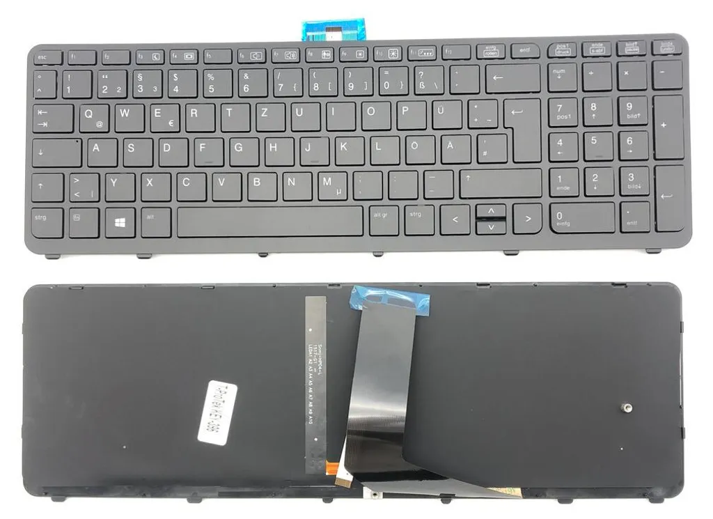 Clavier AZERTY rétroéclairé pour HP ZBook 17 G1 - Version noire précise