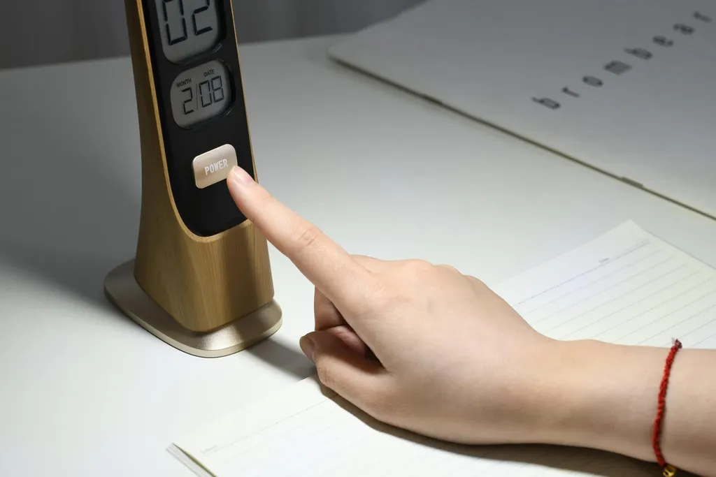 Lampe LED Sans Fil Design Bois avec Intensité Variable Immax WOOD - 12