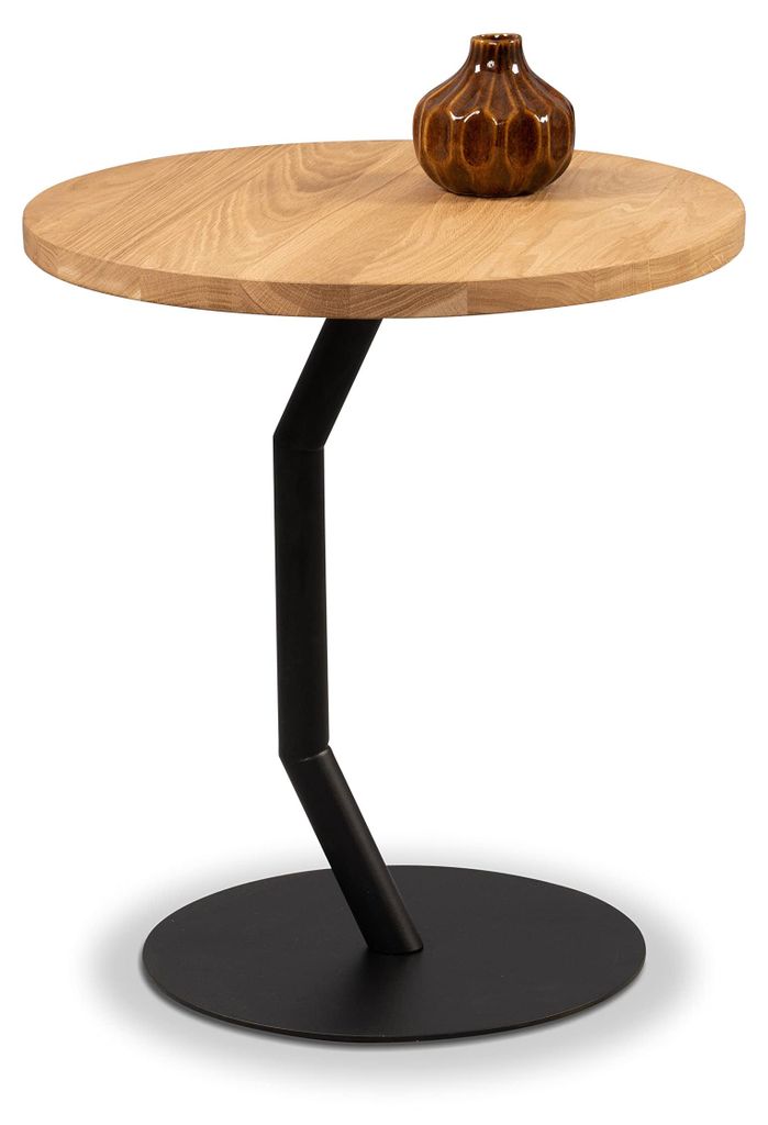 M2 Kollektion Beistelltisch Tim 2 in braun, H/D=50/45cm Produktbild 