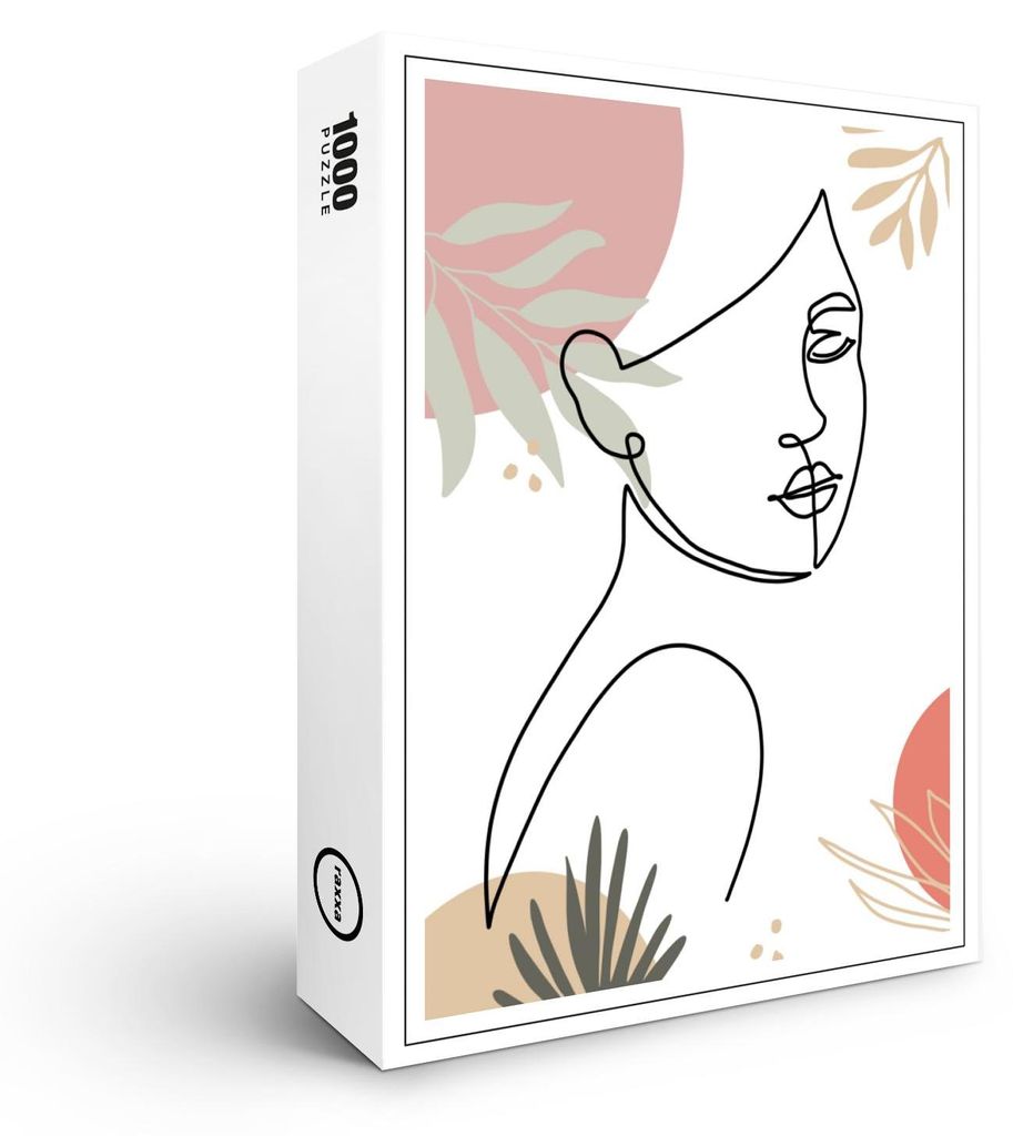 raxxa Premium-Puzzle "Frauenporträt", 1000 Teile