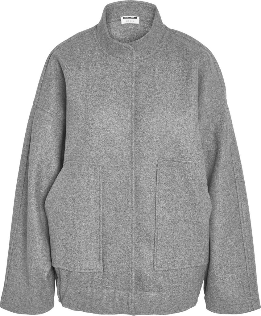 NOISY MAY Jacke Oversize hoher Kragen lange überschnittene Ärmel Größe: L