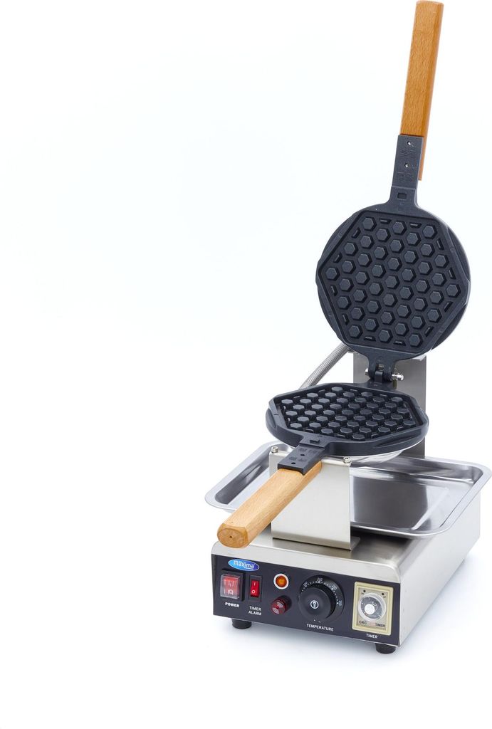 Maxima - Gastro Waffelmacher - 1 Waffel - runde Wabenmuster