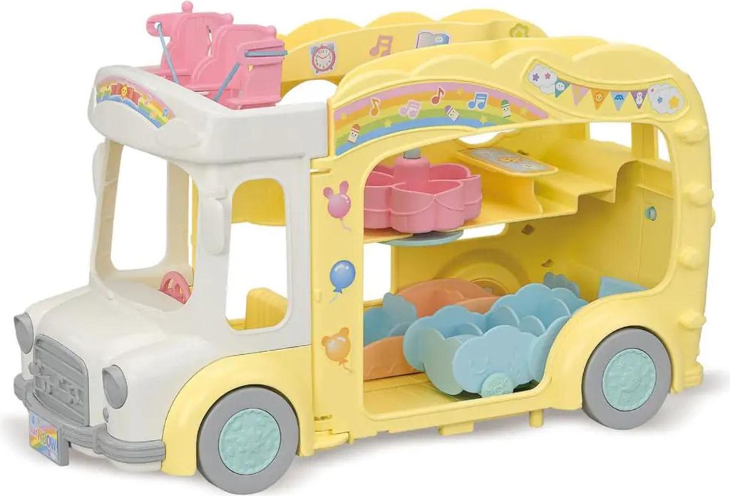 Sylvanian Families Rainbow Fun Nursery Bus Immagine del prodotto 
