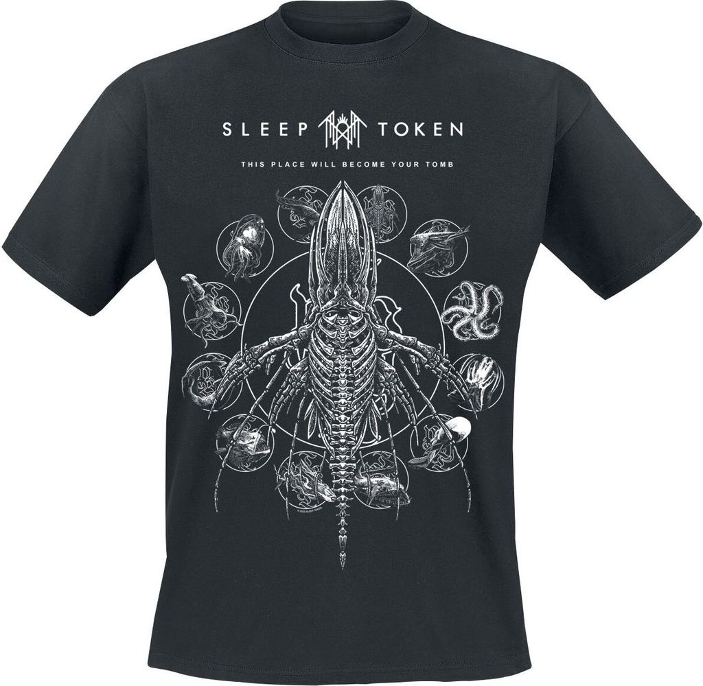 Sleep Token T-Shirt Herren Tomb schwarz XL