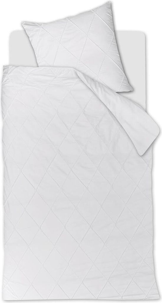 Rivièra Maison Baumwoll- Bettwäsche-Garnitur Elegance Farbe weiss Größe 135x200+80x80