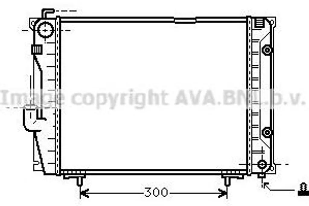 Radiateur Aluminium Haute Résistance AVA MSA2069 - Compatible Classe E