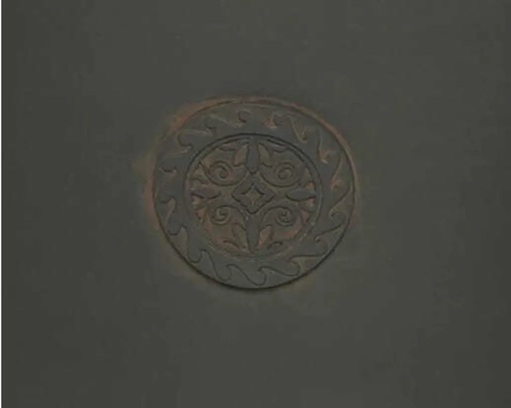 Boîtier rond fleur en poly pierre 40x45.5cm déco extérieure pour balcon - 4