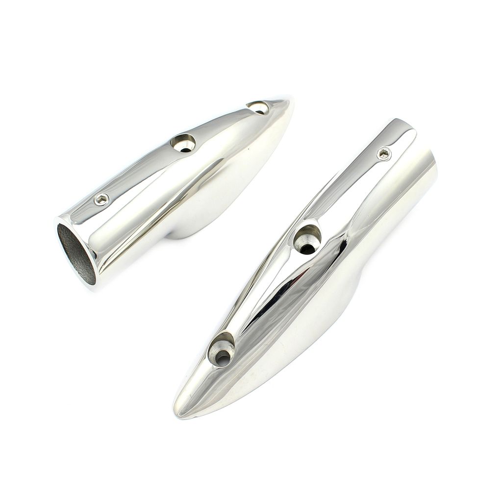 Handlaufendstück 5 1/2° 22mm Reling Handlauf Edelstahl A4 Geländer