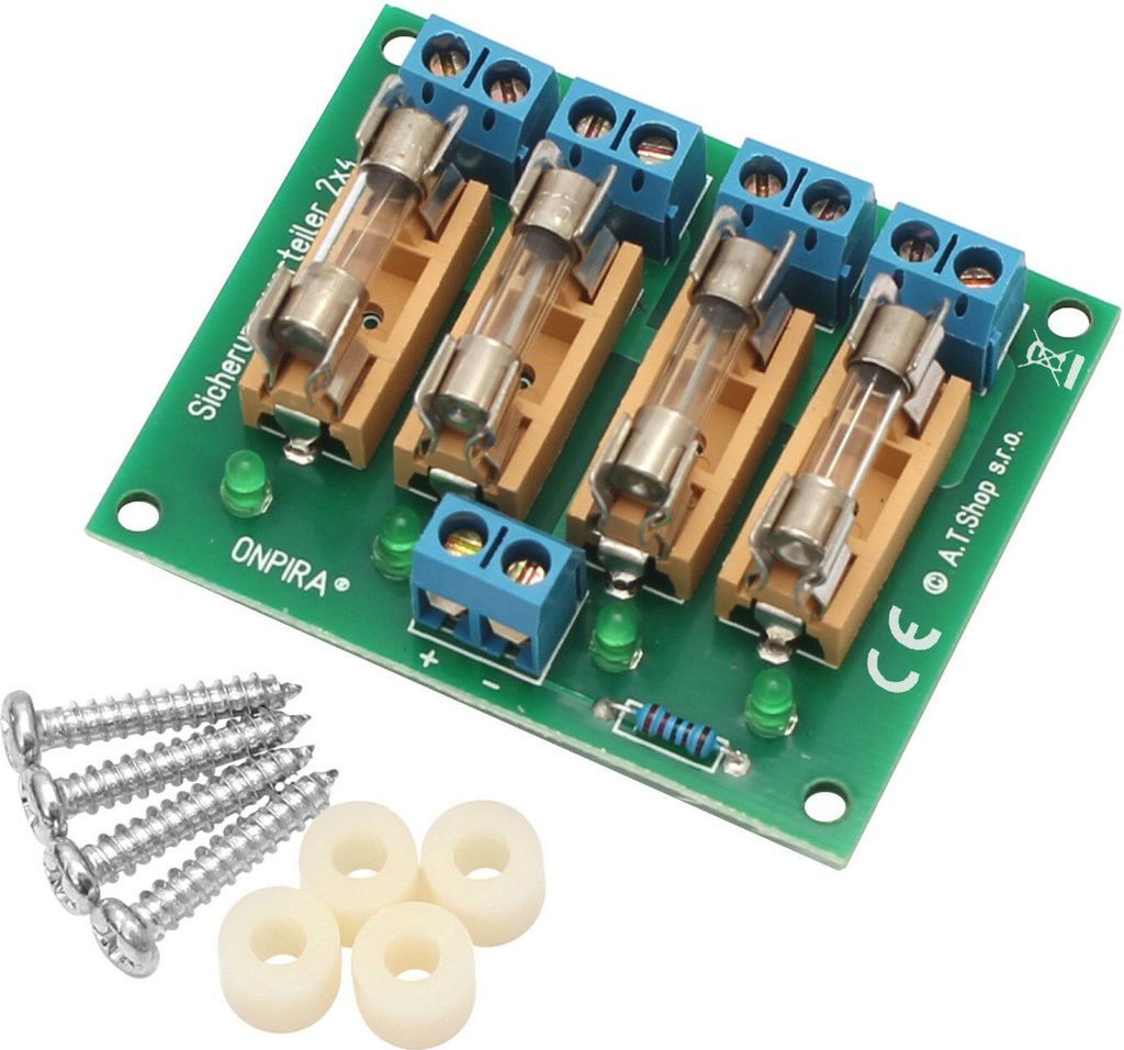 ONPIRA Stromverteiler Verteiler 12A belastbar Modellbau Sicherungsverteiler