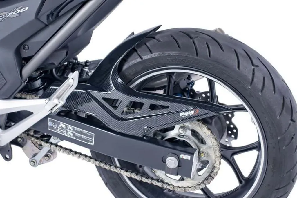 Garde-boue arrière Puig Noir ABS résistant pour Honda NC700X et S