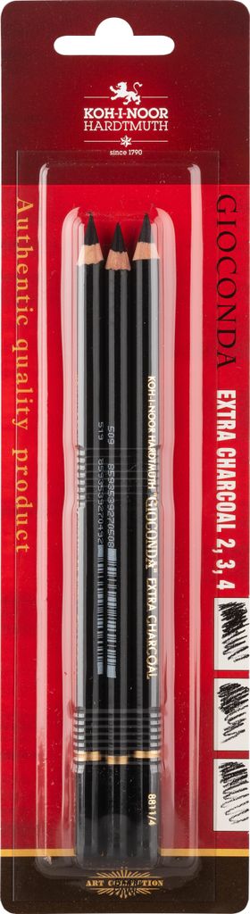 Zeichenkohle Extra Reißkohle- Stifte Set - schwarz Produktbild 