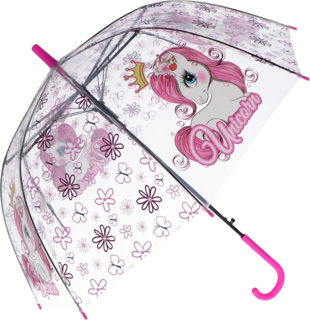 Ombrello Unicorno Bambina Ø 74 cm | Qualità Tradizionale e Design Magico
