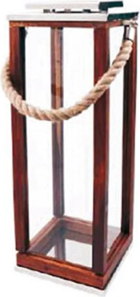 Lanterne de Salon Argent 61cm Idéale pour Ambiance Cosy et Réceptions