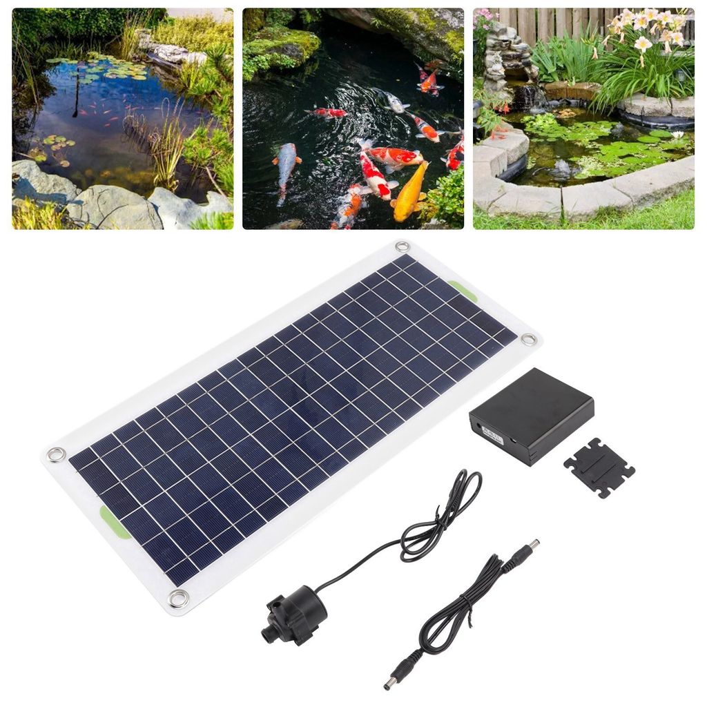 Kit Pompe à Eau Solaire 12V DC + Panneau 100W - Submersible, Pour Puits Et Ferme