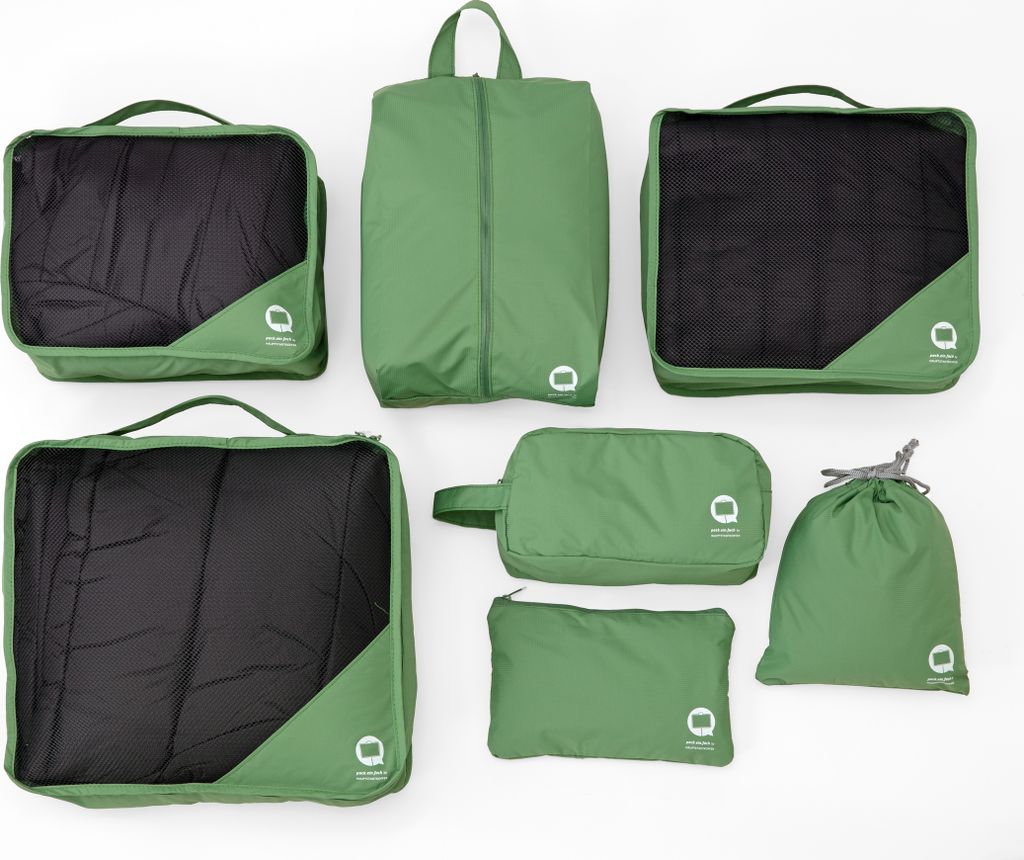 Reise-Packtaschen Organizer-Set 7-teilig Kofferorganizer Produktbild 