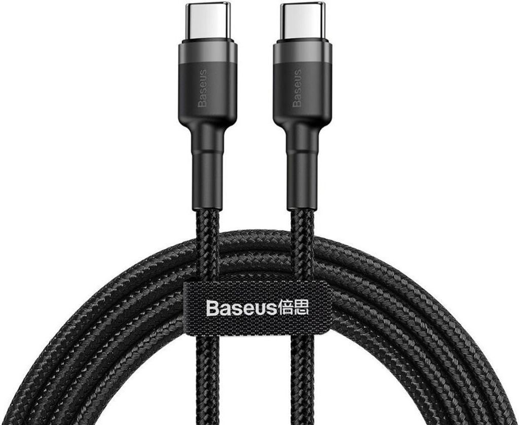 Baseus Cafule, 2 m, USB C, USB C, 0,48 Gbit/s, Schwarz, Produktbild 