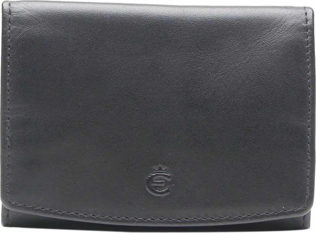 Portafoglio Uomo Esquire Wiener Wallet Nero Scatola Viennese Pelle
