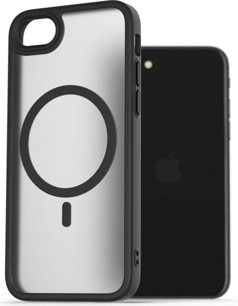 AlzaGuard Matte Case Kompatibel mit Magsafe pro iPhone 7 / 8 / SE 2020 / SE 2022 černý