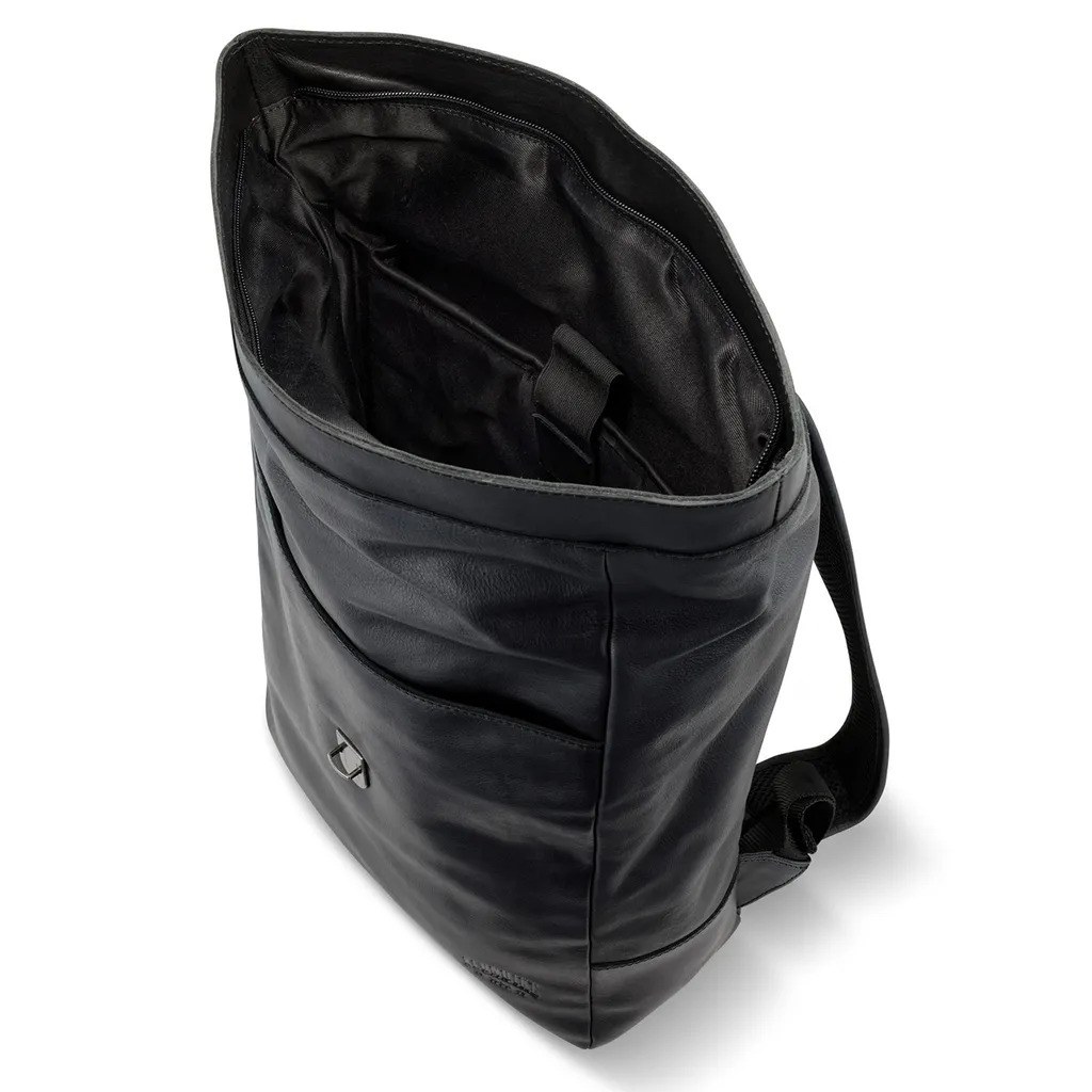 Sac à dos ordinateur imperméable avec compartiment matelassé Noir