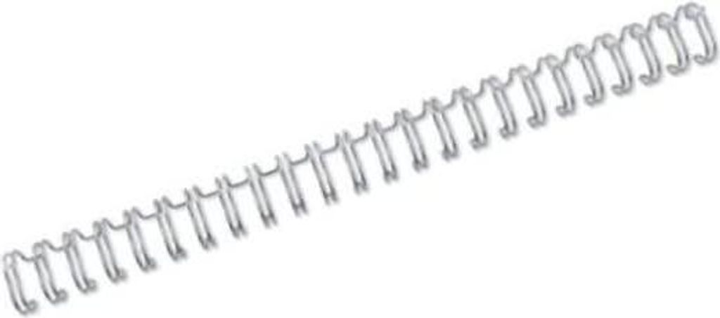 Drahtbinderücken WireBind A5 Nr. 9 14,3mm VE=250 Stück silber