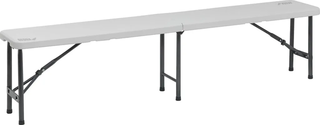 Banc pliant de camping 183cm Dedra - Mobilier de réception blanc