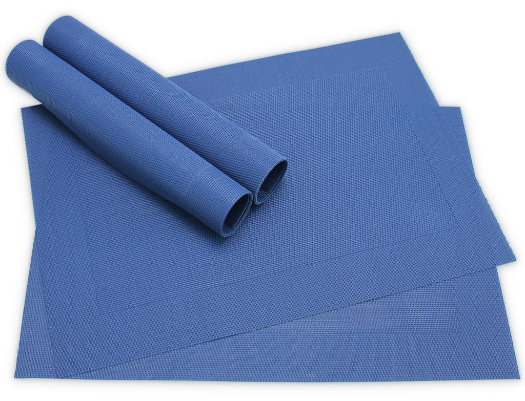 Tischsets BORDA 4er Set Blau als Tischuntersetzer Produktbild 