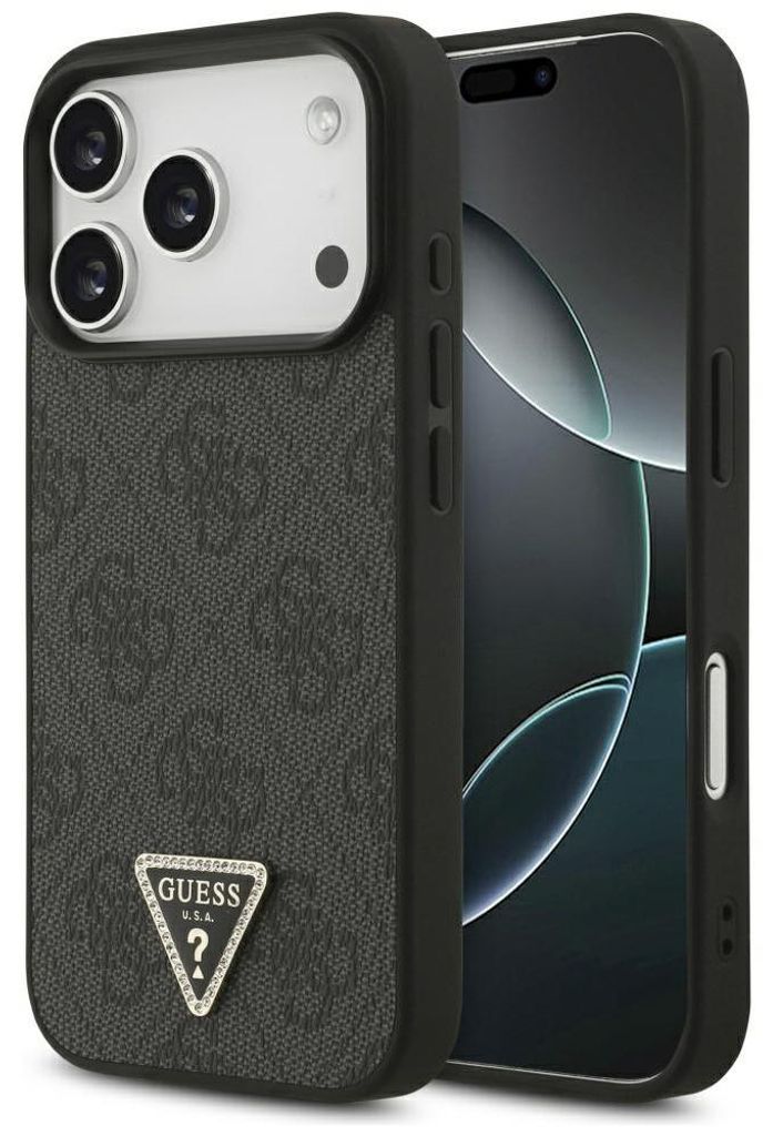 Etui Guess Pelle 4G Triangolo Strass Magsafe Na Iphone 17 Immagine del prodotto 