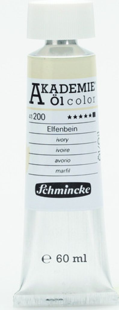 Schmincke 60ml AKADEMIE Öl color Elfenbein Öl 41 200 011
