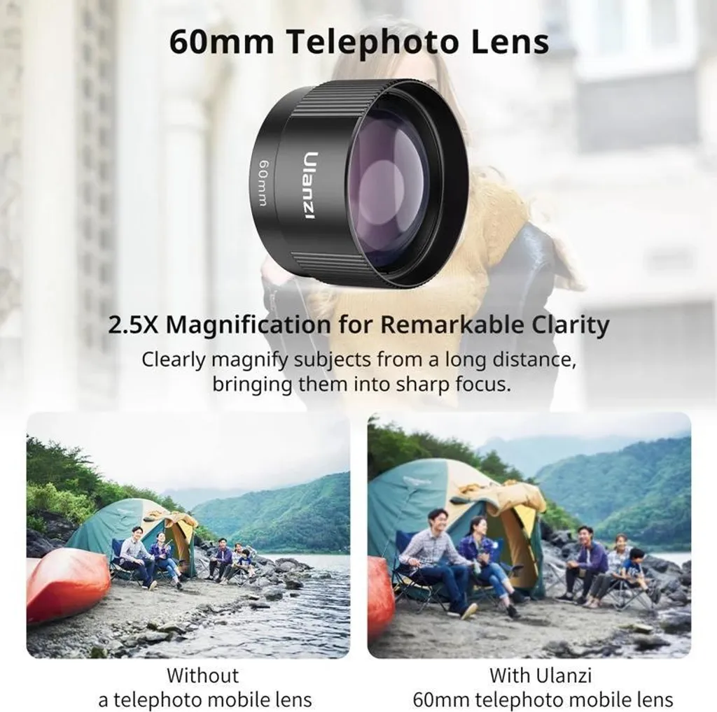 Objectif pour Smartphone avec Optique Macro et Téléobjectif Haute Déf - 2