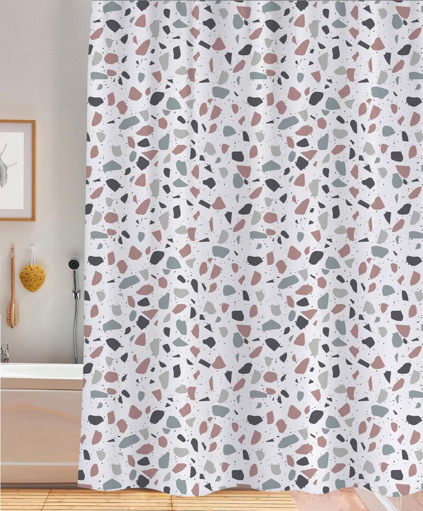 DOCHTMANN, tenda da doccia in PVC, 180x180 cm, motivo: Immagine del prodotto 