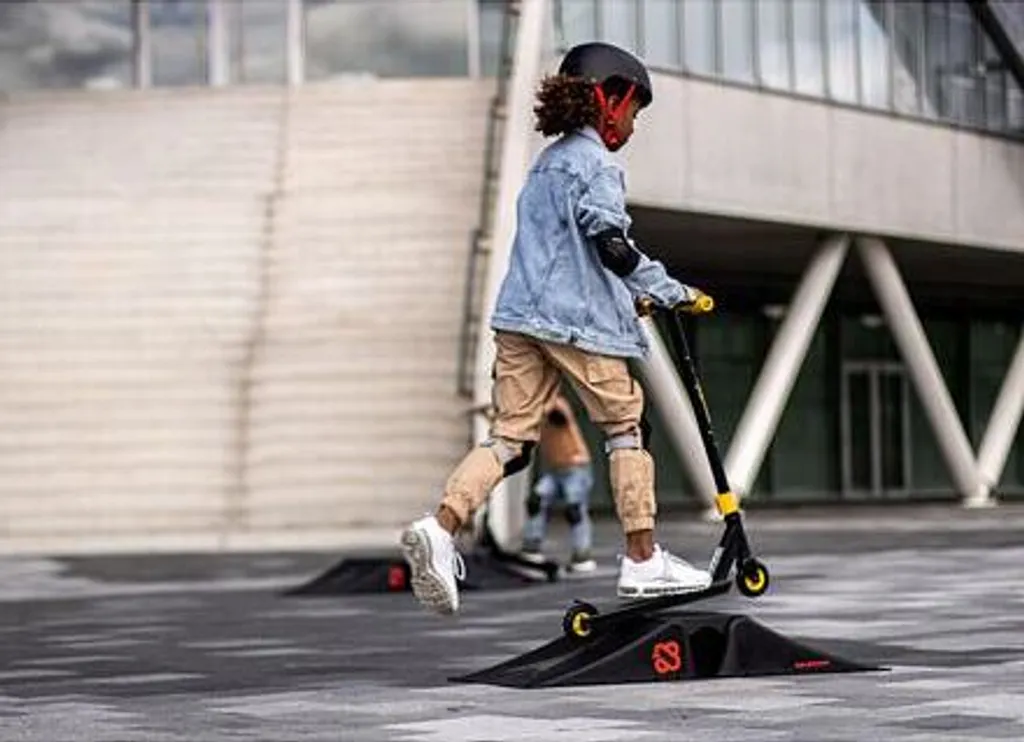 Rampe de skate stable Nijdam Ramp Set 2 évite les chutes sur module rigide