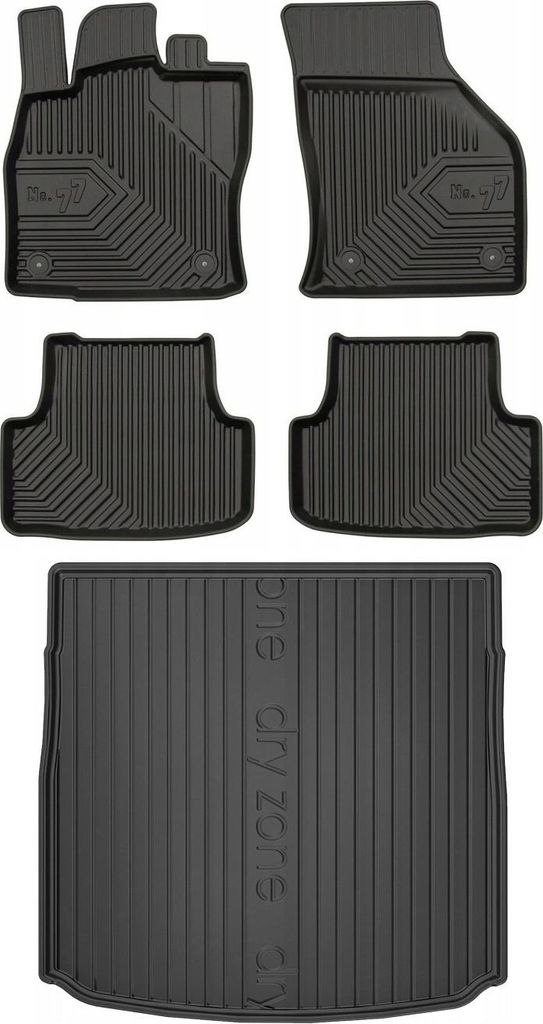 SET 77 Fußmatten und Fußmatten SEAT Leon 3 Kombi 2012-2020 g
