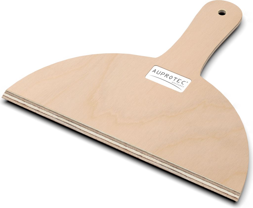 AUPROTEC Pizzaschaufel Modell Heiko: Größe S Ø 26 cm Holz Pizzaschieber Pizzabrett