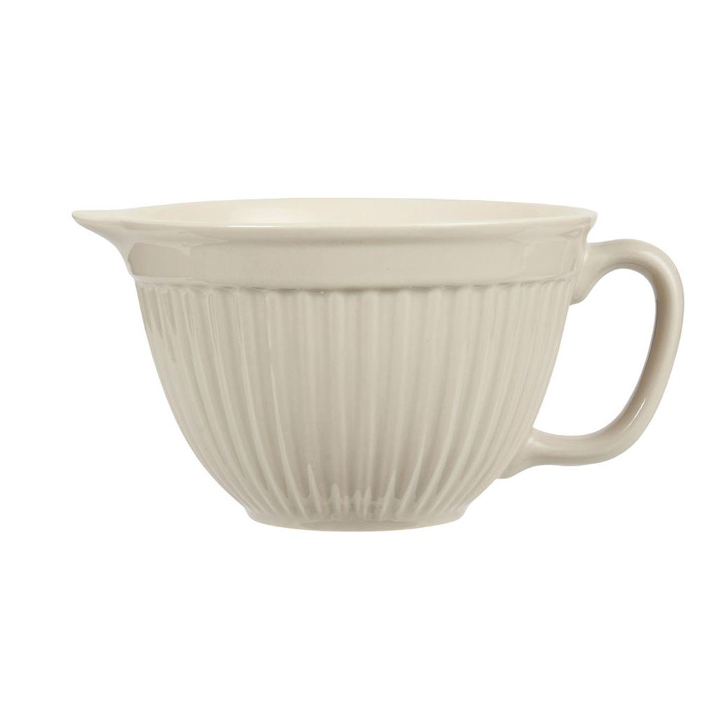 IB Laursen MYNTE Rührschüssel Beige Keramik Geschirr LATTE 1700 ml Schale