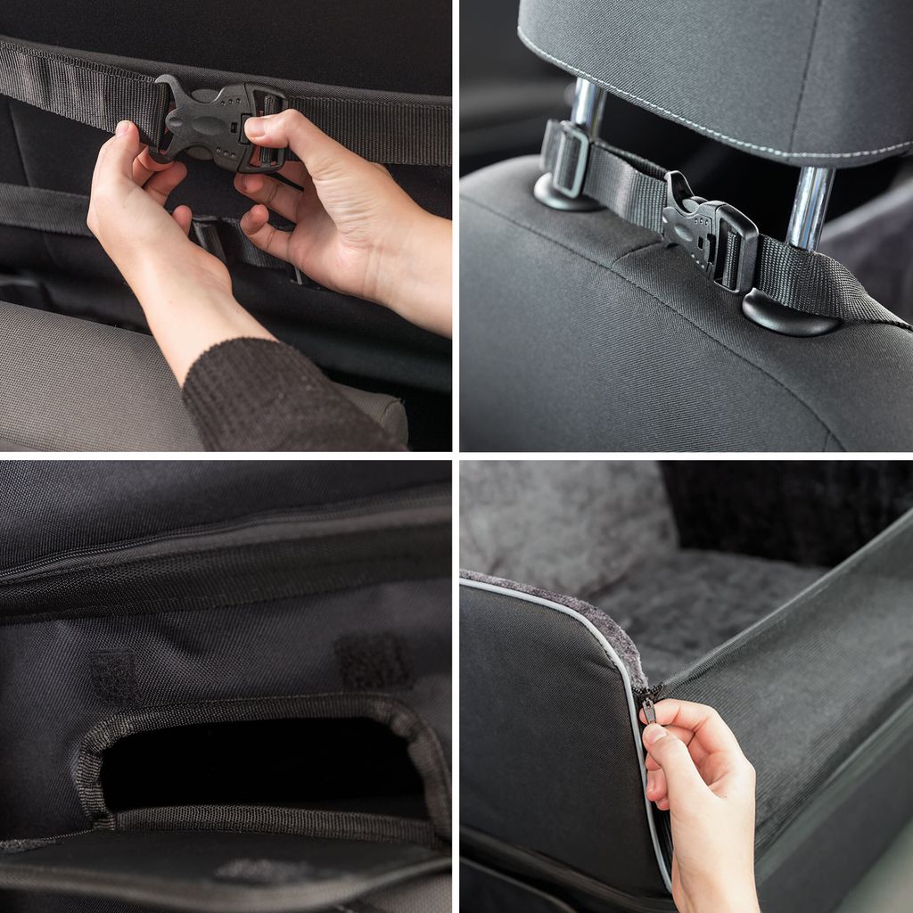 TRIXIE Hunde-Autositz 45x38x37 cm Schwarz 1322 Produktbild 12